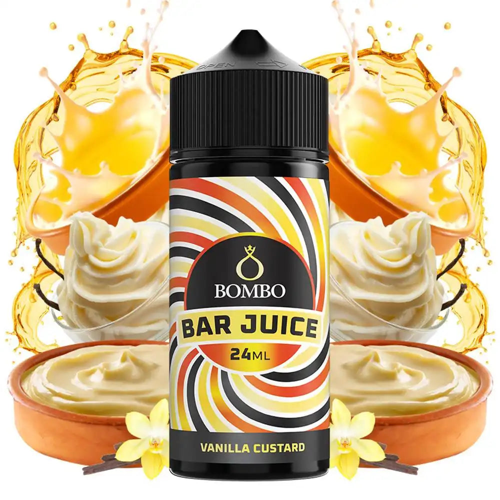 Bombo Bar Juice Vanilla Custard Flavor Shot 24/120ml