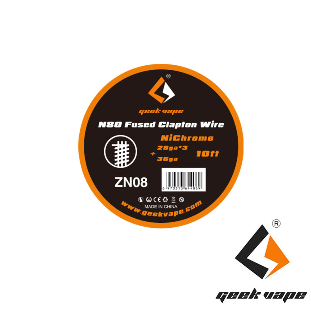 GeekVape N80 Fused Clapton Wire ZN08 10ft