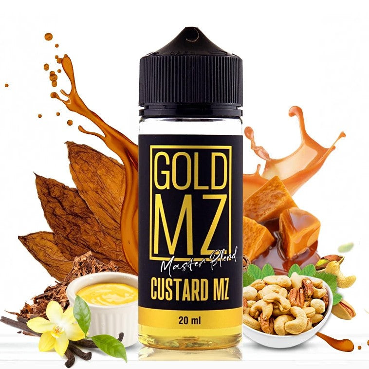 Infamous Original Gold MZ Custard Flavor Shot 10/100ml – καπνός, καραμέλα, ξηροί καρποί και custard βανίλιας