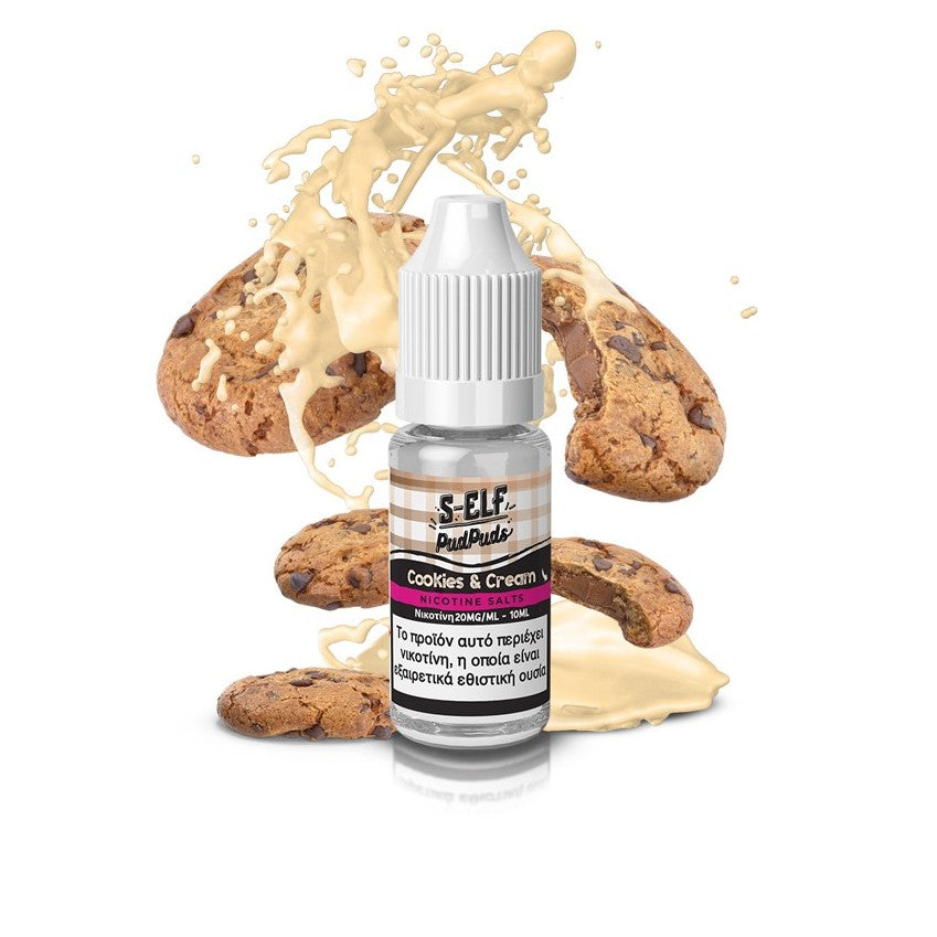 S-Elf Juice Pud Puds Cookies and Cream Nicotine Salt 10ml