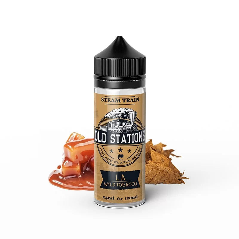 Steam Train Old Stations L.A. Wild Tobacco Flavor Shot 12/60ml & 24/120ml