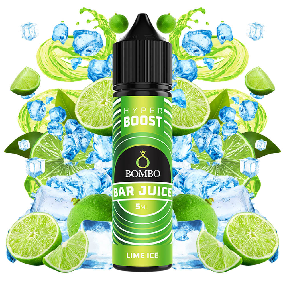 Bombo Bar Juice Hyper Boost Lime Ice Flavor Shot 5/60ml
