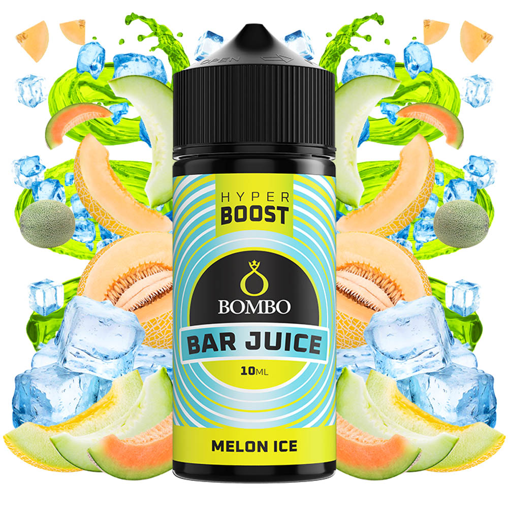 Bombo Bar Juice Hyper Boost Melon Ice Flavor Shot 10/120ml