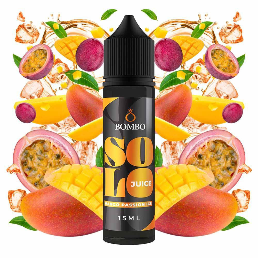 Bombo Solo Juice Mango Passion Ice Flavor Shot 15/60ml