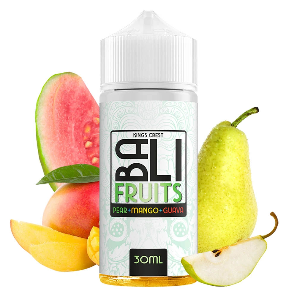 Kings Crest Bali Fruits Pear Mango Guava Flavor Shot 30/120ml – αχλάδι, μάνγκο και γκουάβα