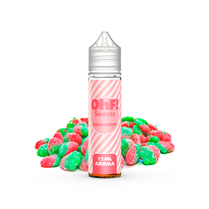 OhF! Sweets Strawberry Flavor Shot 12/60ml – φράουλα και φρουτένια καραμέλα