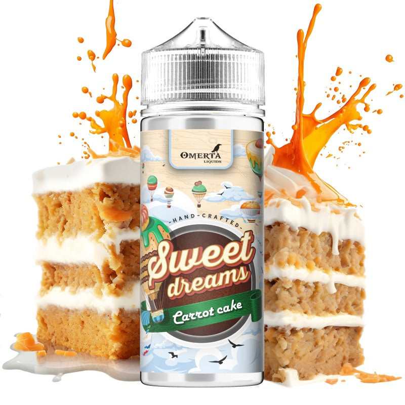 Omerta Sweet Dreams Carrot Cake Flavor Shot 30/120ml