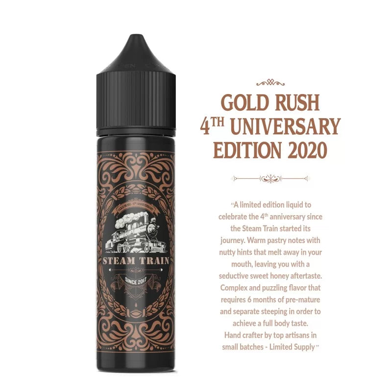 Steam Train Gold Rush Anniversary Edition 2020 Flavor Shot 12/60ml