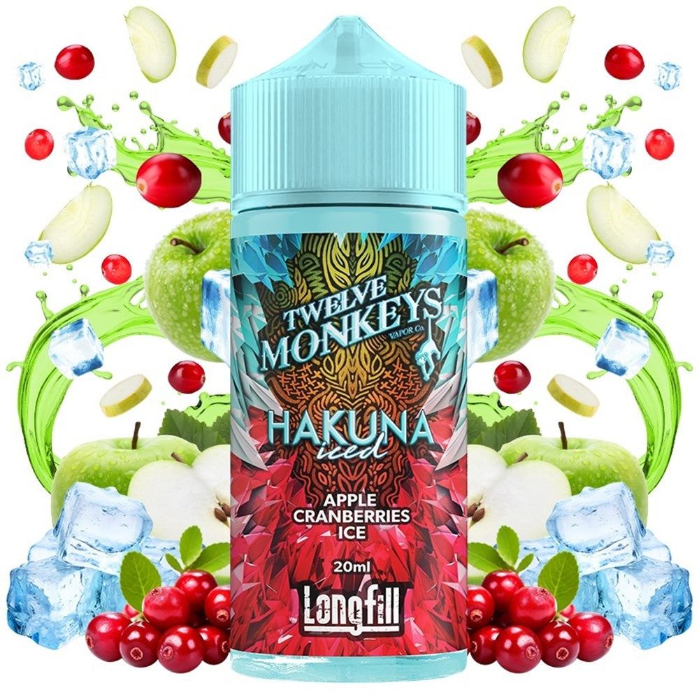 Twelve Monkeys Classic Hakuna Iced Flavor Shot 20/120ml