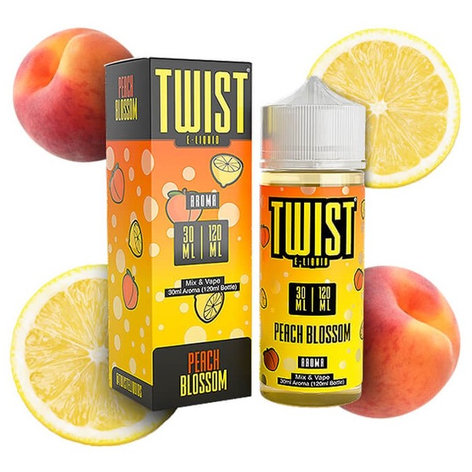 Twist Peach Blossom Flavor Shot 30/120ml – ροδάκινο και φρεσκοστυμμένη λεμονάδα