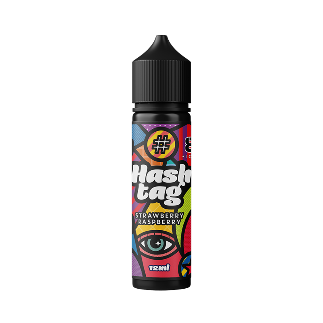Hashtag Strawberry Raspberry Ice Flavor Shot 6/60ml