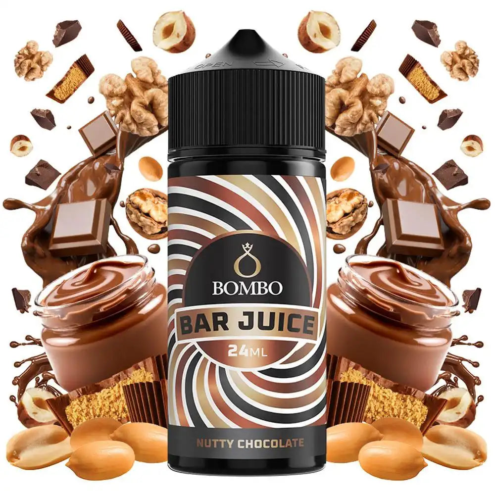 Bombo Bar Juice Nutty Chocolate Flavor Shot 24/120ml