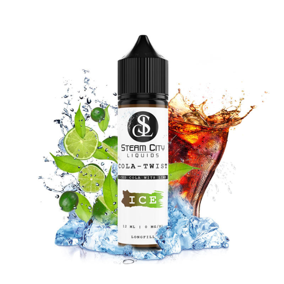 Steam City The Classics Cola Twist Ice Flavor Shot 10/60ml – cola, lime και πάγος