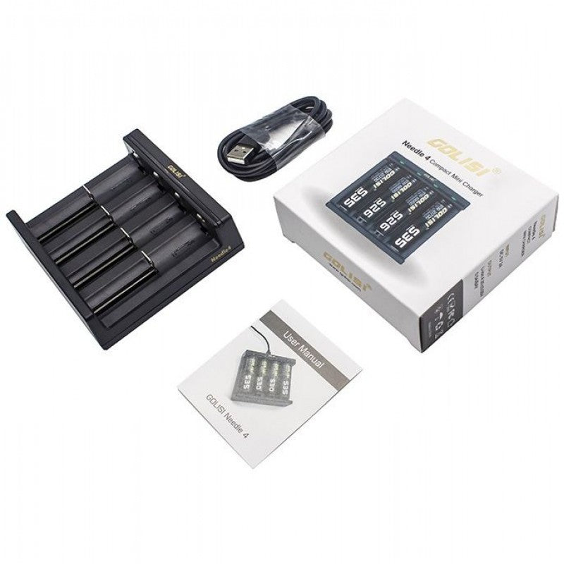 Golisi Needle 4 USB Φορτιστής 4 Μπαταριών