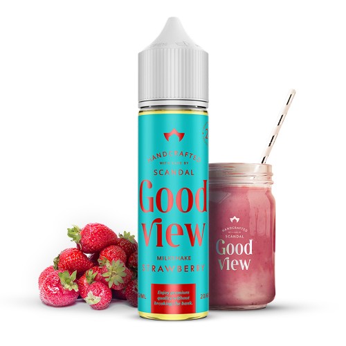 Scandal Good View Strawberry Milkshake Flavor Shot 12/60ml