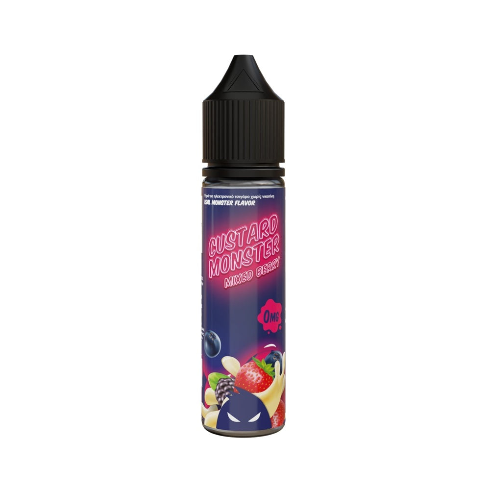 Monster Vape Custard Mixed Berry Flavour Shot 15/60ml