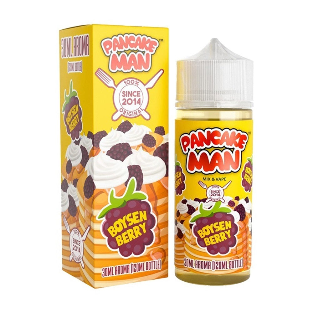 Pancake Man Boysenberry Flavor Shot 30/120ml – τηγανίτα με γλυκόξινο boysenberry
