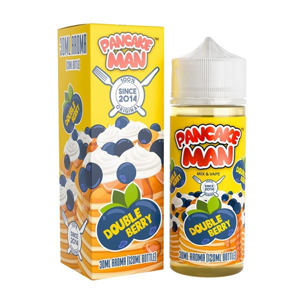 Pancake Man Double Berry Flavor Shot 30/120ml – αφράτη τηγανίτα με φράουλα και μύρτιλο