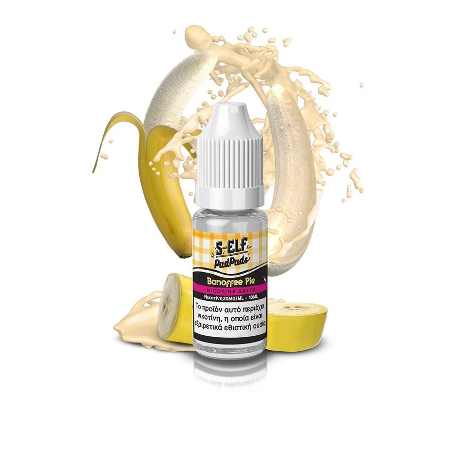S-Elf Juice Pud Puds Banoffee Pie Nicotine Salt 10ml