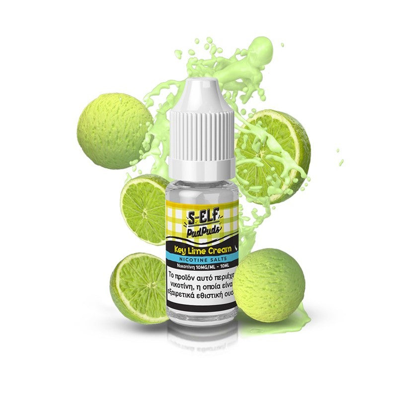 S-Elf Juice Pud Puds Key Lime Cream Nicotine Salt 10ml