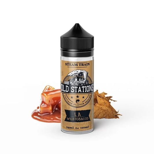 Steam Train Old Stations L.A. Wild Tobacco Flavor Shot 12/60ml & 24/120ml