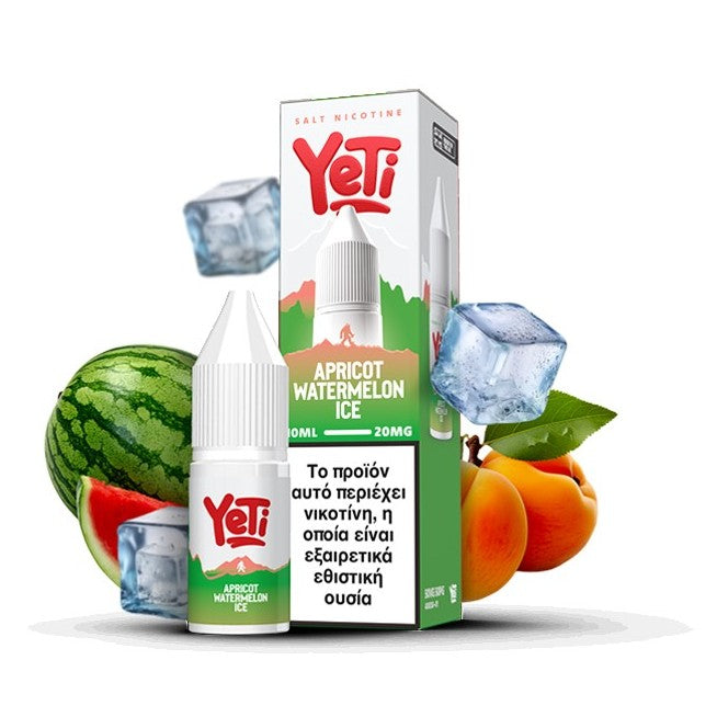 Yeti Summit Apricot Watermelon Ice Nicotine Salt 10ml