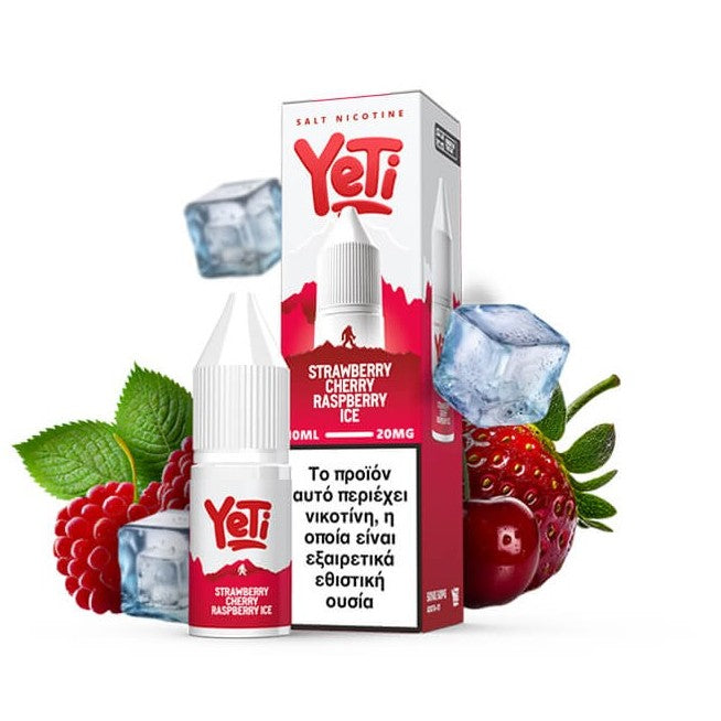 Yeti Summit Strawberry Cherry Raspberry Ice Nicotine Salt 10ml