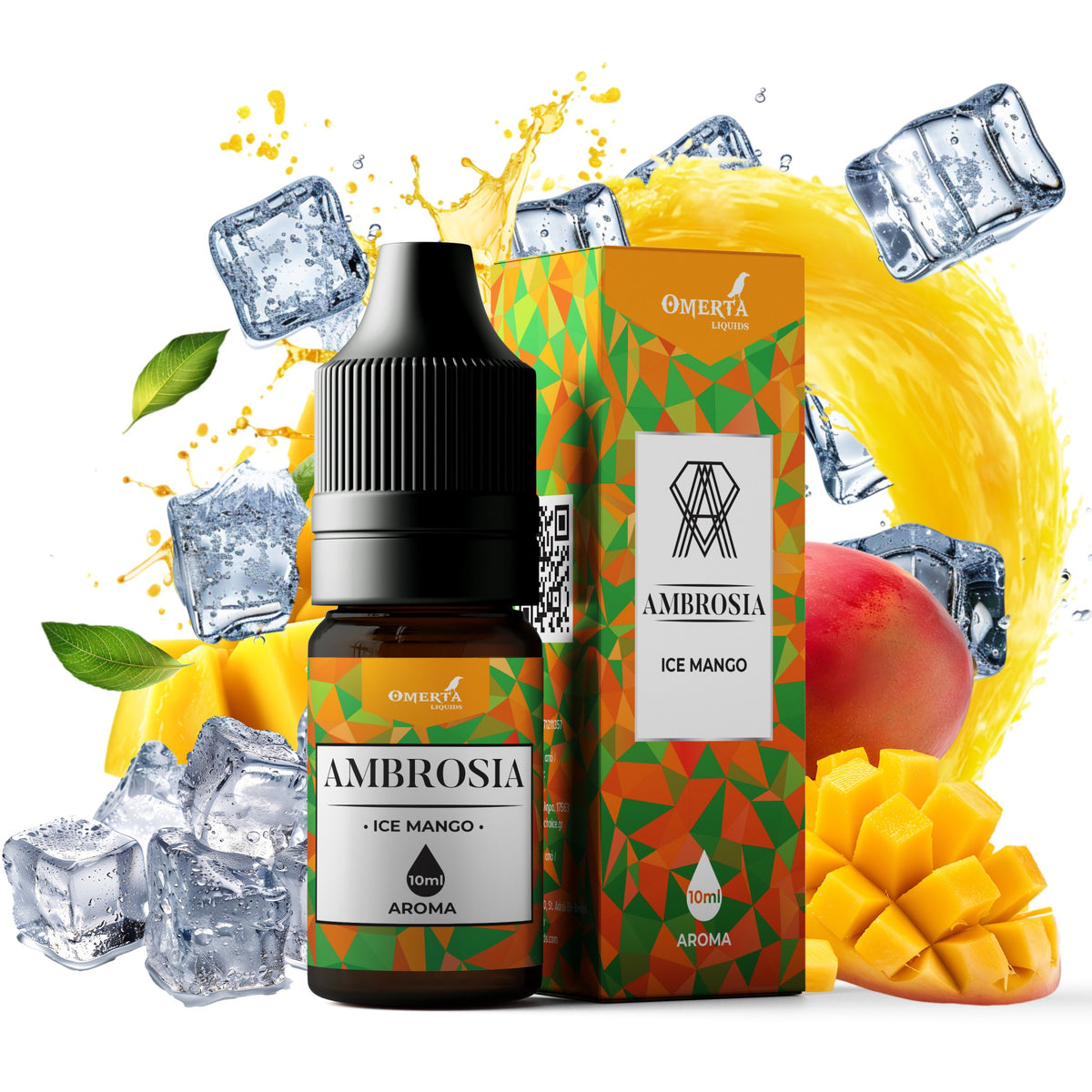 Omerta Ambrosia Ice Mango Συμπυκνωμένο Άρωμα 10ml