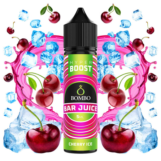 Bombo Bar Juice Hyper Boost Cherry Ice Flavor Shot 5/60ml