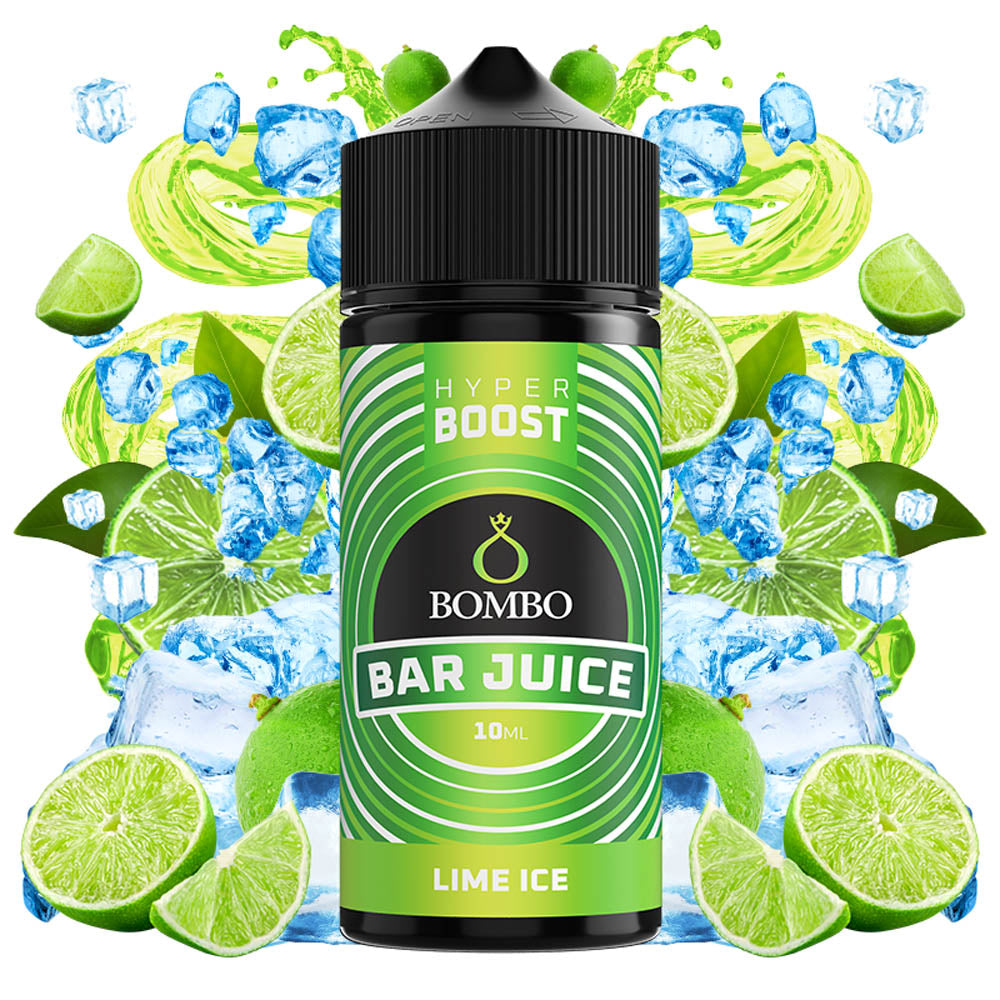 Bombo Bar Juice Hyper Boost Lime Ice Flavor Shot 10/120ml