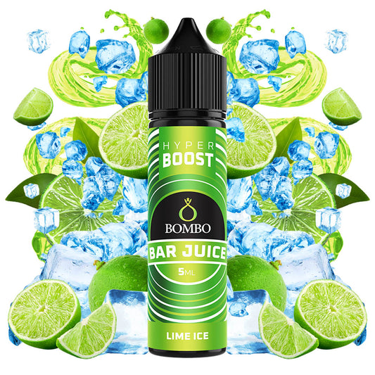 Bombo Bar Juice Hyper Boost Lime Ice Flavor Shot 5/60ml