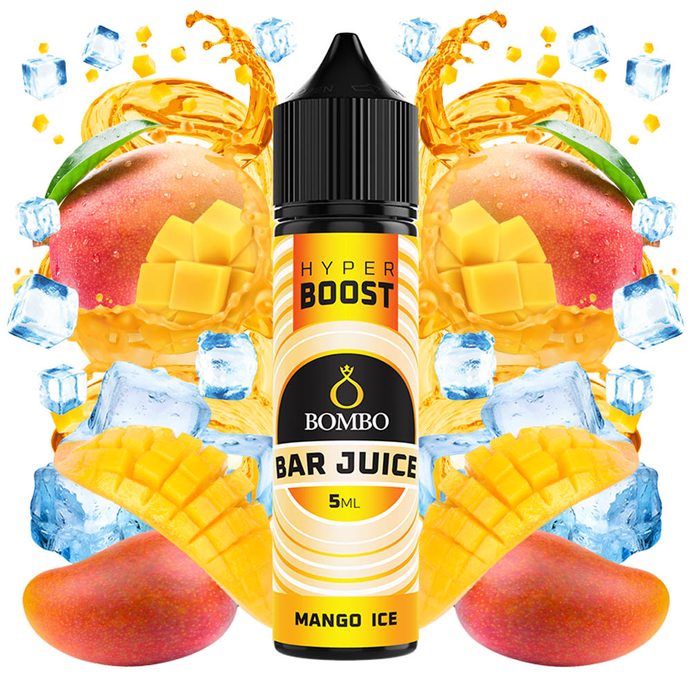 Bombo Bar Juice Hyper Boost Mango Ice Flavor Shot 5/60ml