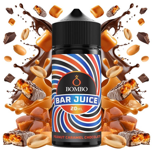 Bombo Bar Juice Peanut Caramel Chocolate Flavor Shot 20/120ml
