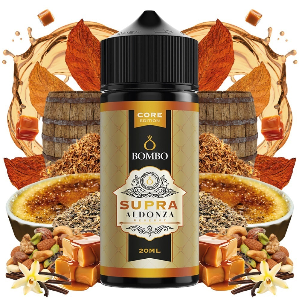 Bombo Platinum Tobaccos Supra Aldonza Flavor Shot 10/60ml & 20/120ml