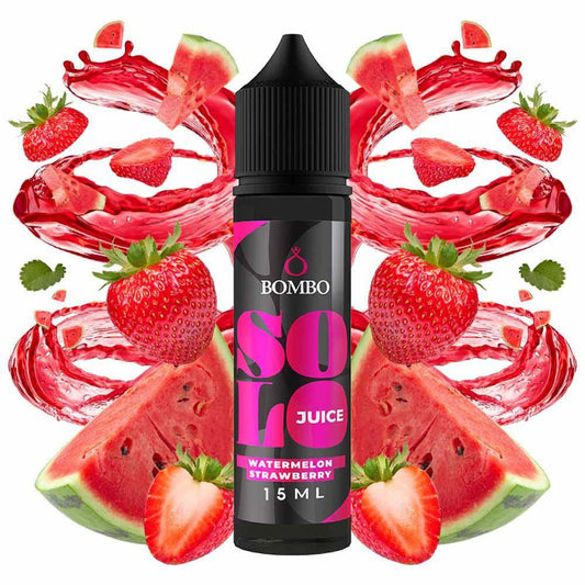 Bombo Solo Juice Watermelon Strawberry Flavor Shot 15/60ml