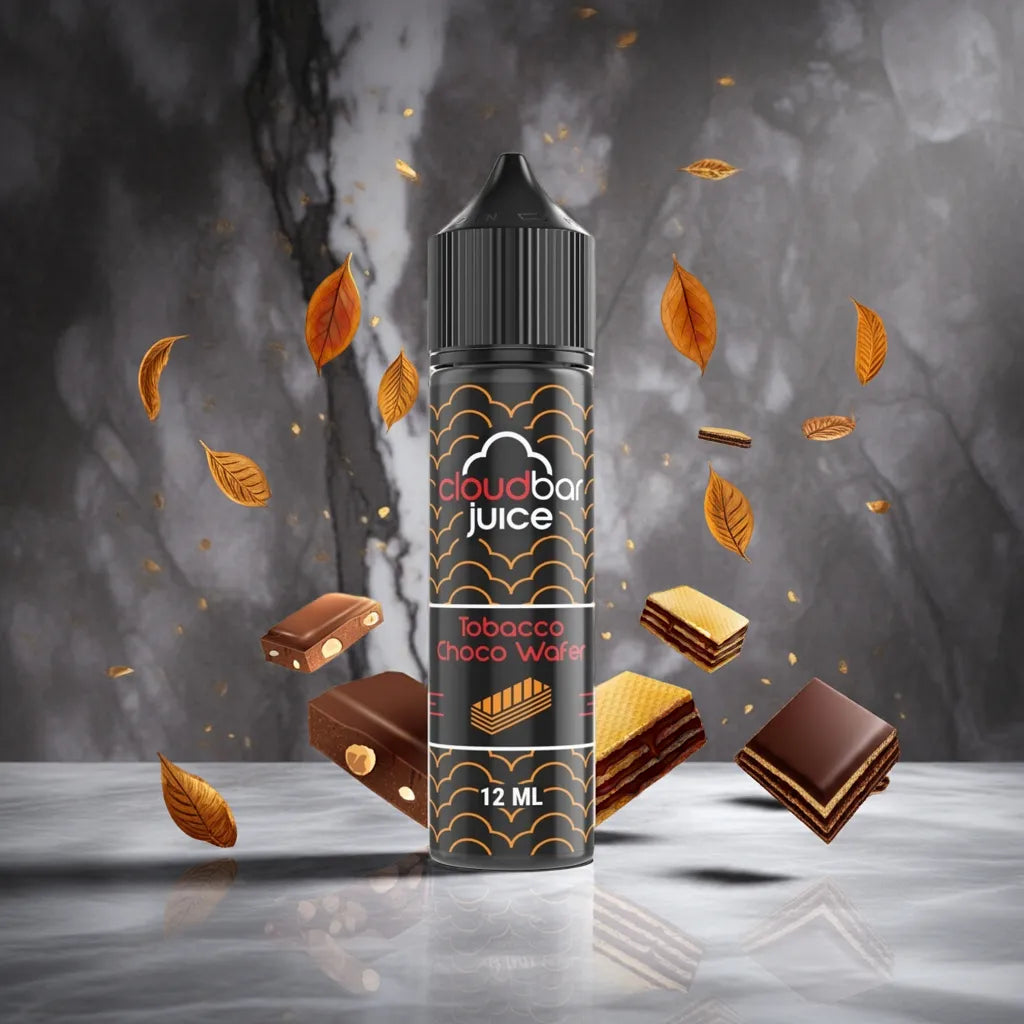 Cloud Bar Juice Tobacco Choco Wafer Flavor Shot 12/60ml