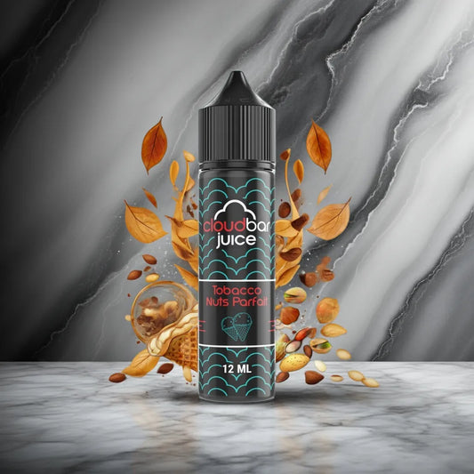 Cloud Bar Juice Tobacco Nuts Parfait Flavor Shot 12/60ml