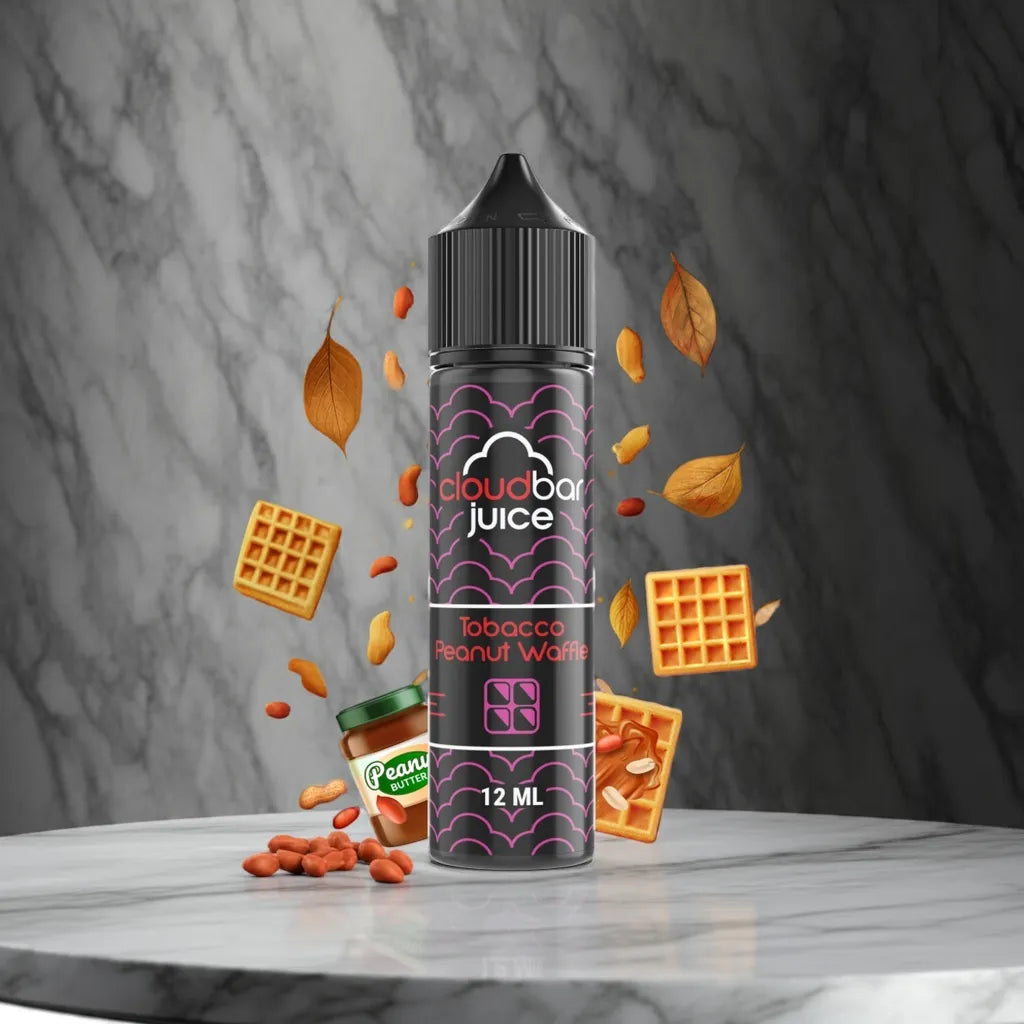 Cloud Bar Juice Tobacco Peanut Waffle Flavor Shot 12/60ml