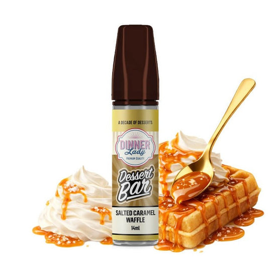 Dinner Lady Dessert Bar Salted Caramel Waffle Flavor Shot 14/60ml