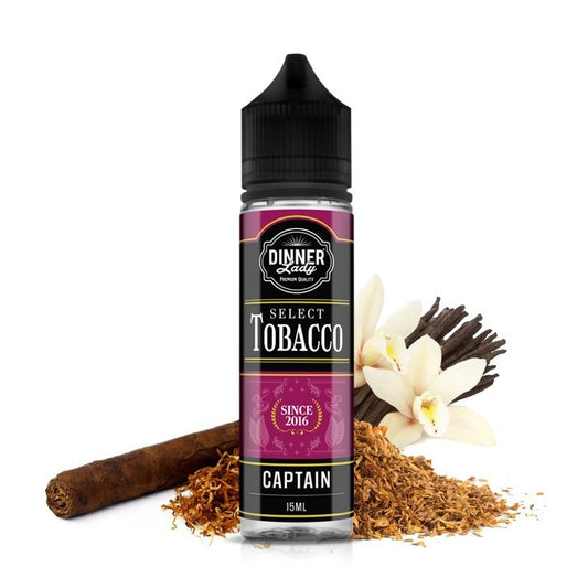 Dinner Lady Select Tobacco Captain Flavor Shot 15/60ml