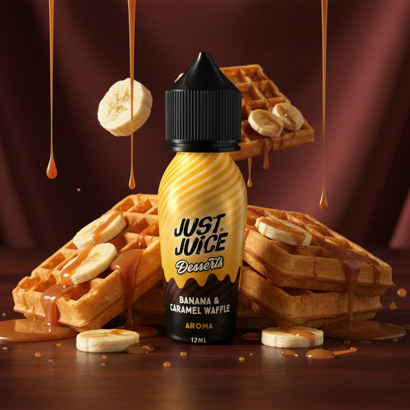 Just Juice Banana & Caramel Waffle Flavor Shot 12/60ml