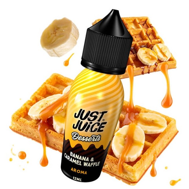 Just Juice Banana & Caramel Waffle Flavor Shot 12/60ml