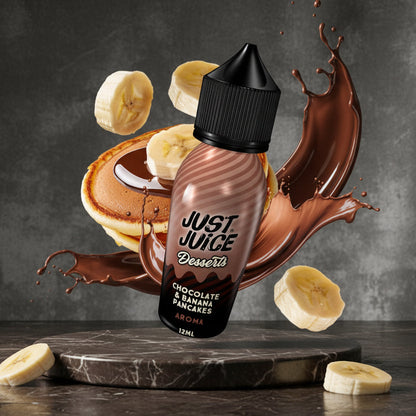 Just Juice Chocolate & Banana Pancakes Flavor Shot 12/60ml