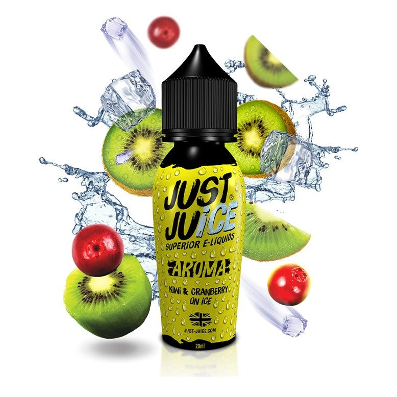 Just Juice Kiwi & Cranberry on Ice Flavor Shot 12/60ml