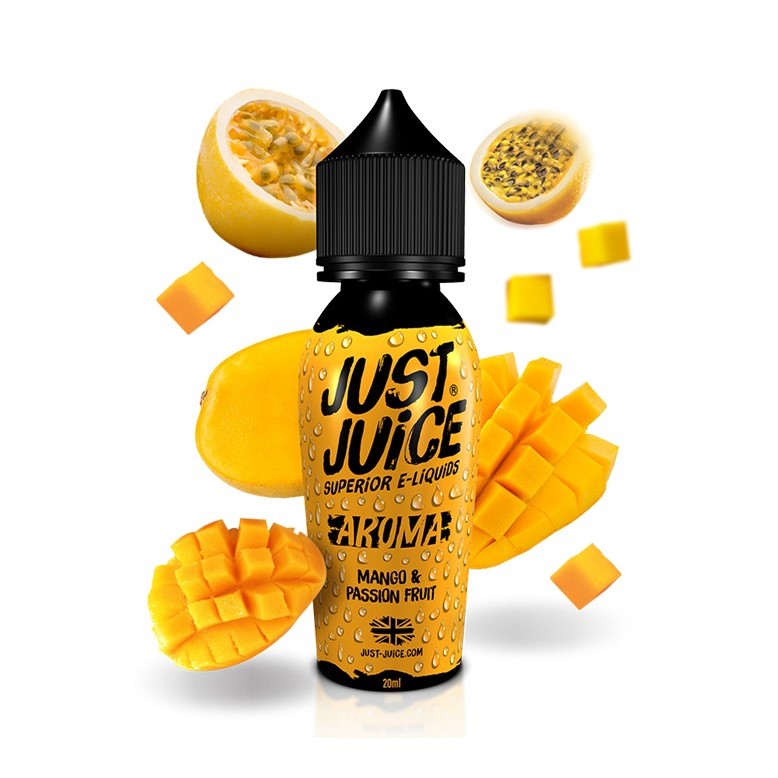 Just Juice Mango & Passion Fruit Flavor Shot 12/60ml