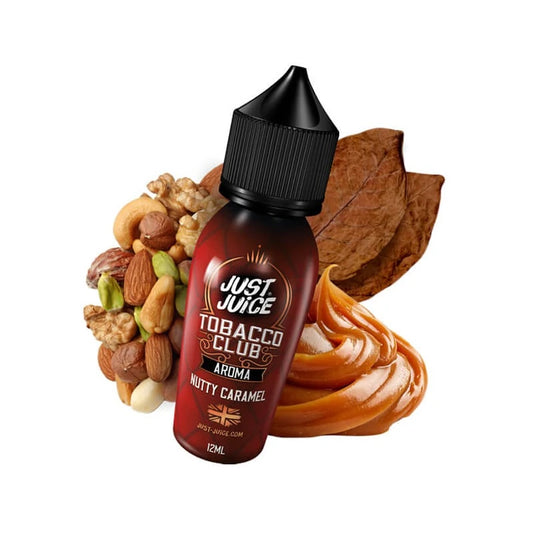 Just Juice Nutty Caramel Flavor Shot 12/60ml με καπνό, ξηρούς καρπούς και καραμέλα