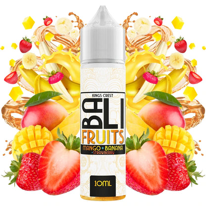 Kings Crest Bali Fruits Mango Banana Strawberry Flavor Shot 10/60ml – μάνγκο, μπανάνα και φράουλα