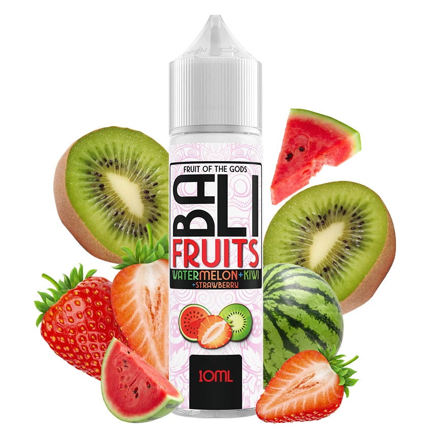 Kings Crest Bali Fruits Watermelon Kiwi Strawberry Flavor Shot 10/60ml – καρπούζι, ακτινίδιο και φράουλα