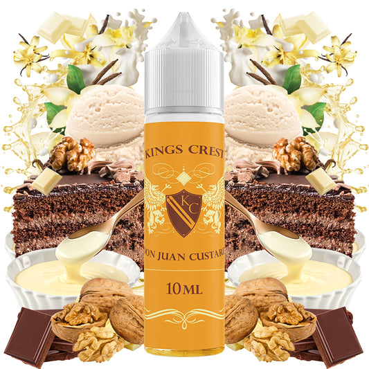 Kings Crest Don Juan Custard Flavor Shot 10/60ml