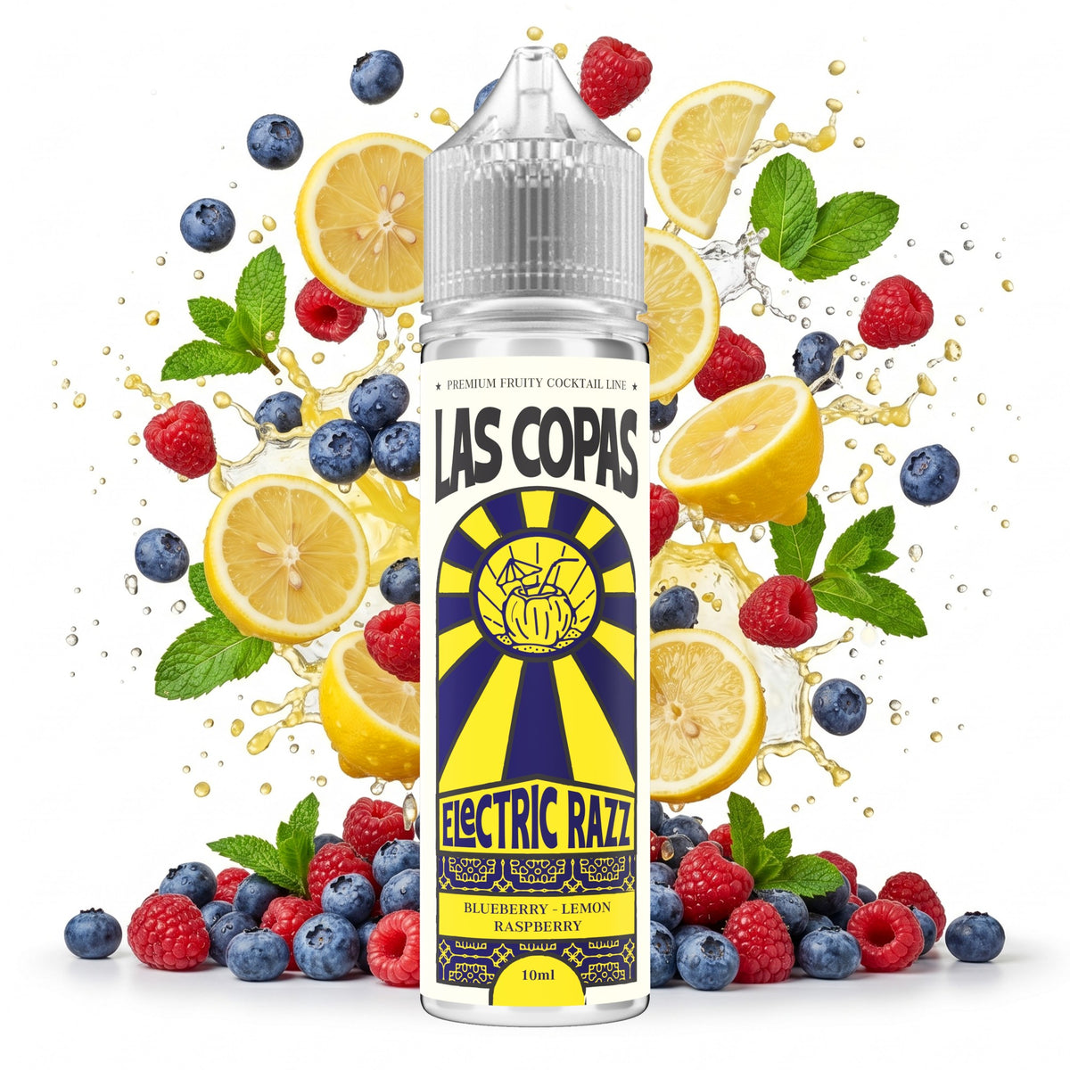 Las Copas Electric Razz Flavor Shot 10/60ml